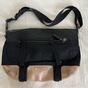Timbuk2 Black and Tan Femme Messenger Bag